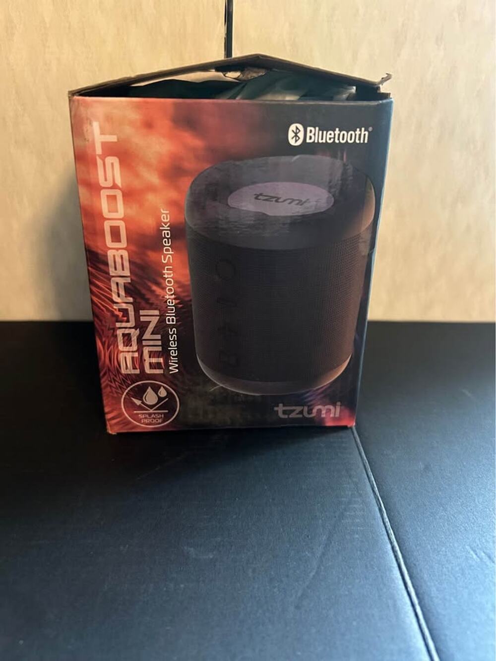 Tzumi AquaBoost Mini Wireless Bluetooth Speaker Splash Proof HD Stereo Portable